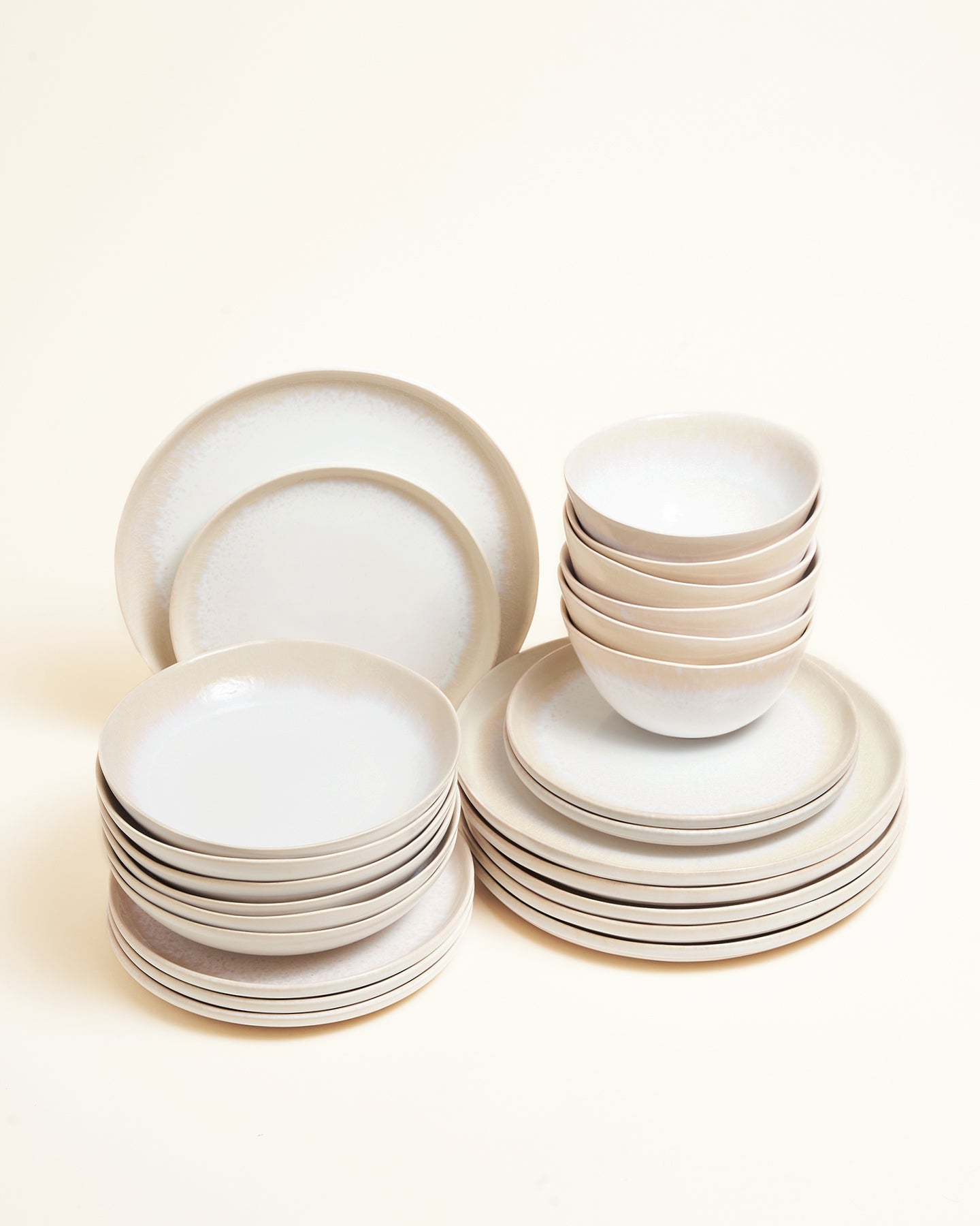 Aurora Geschirrset Apricot 24-teilig