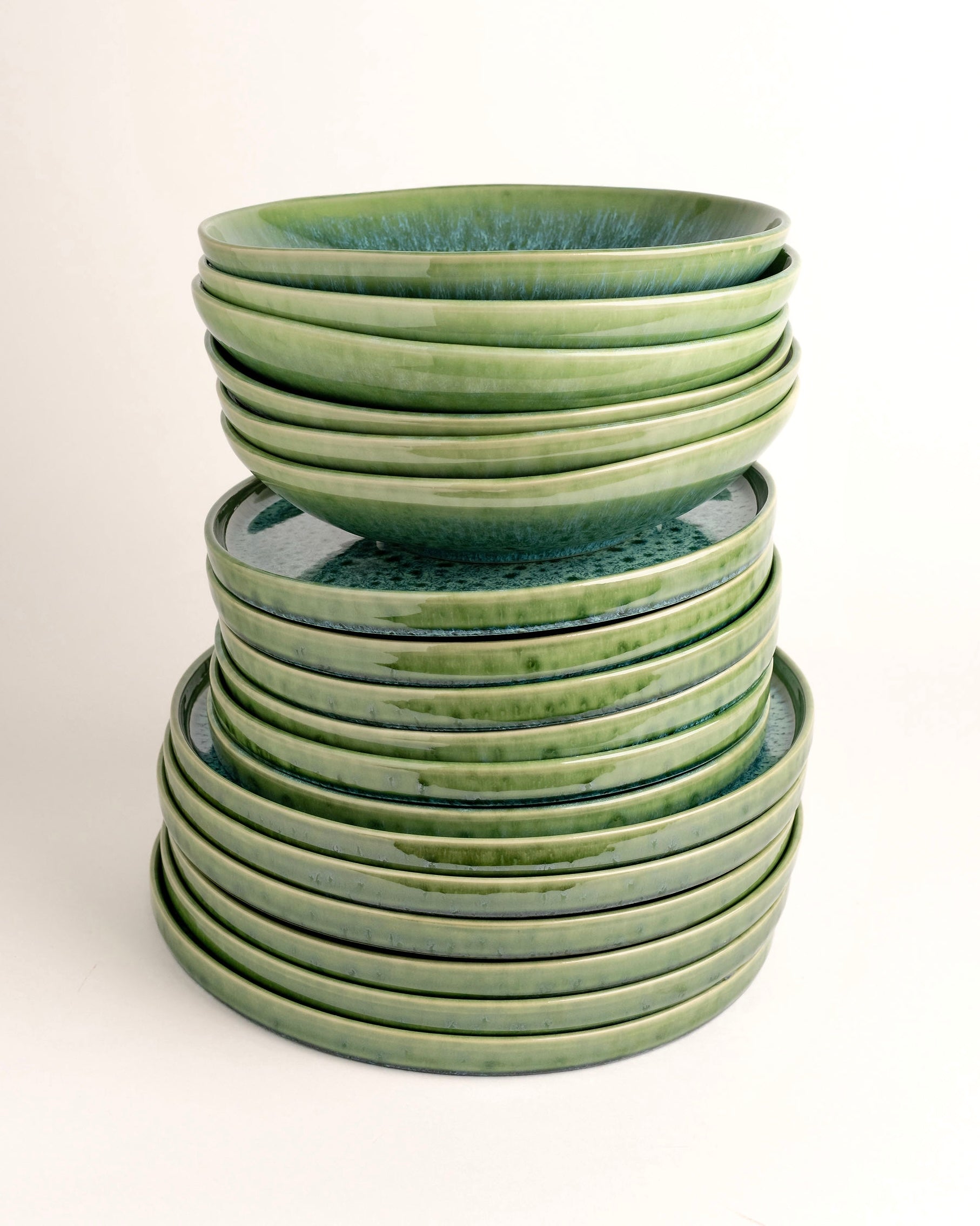 Madeira Geschirrset P Grün 18-teilig