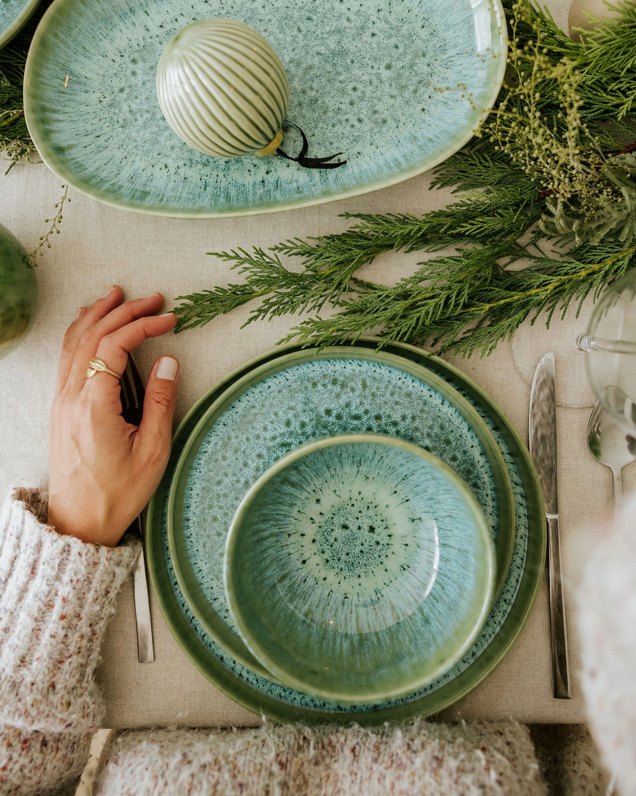 Madeira Teller klein Grün