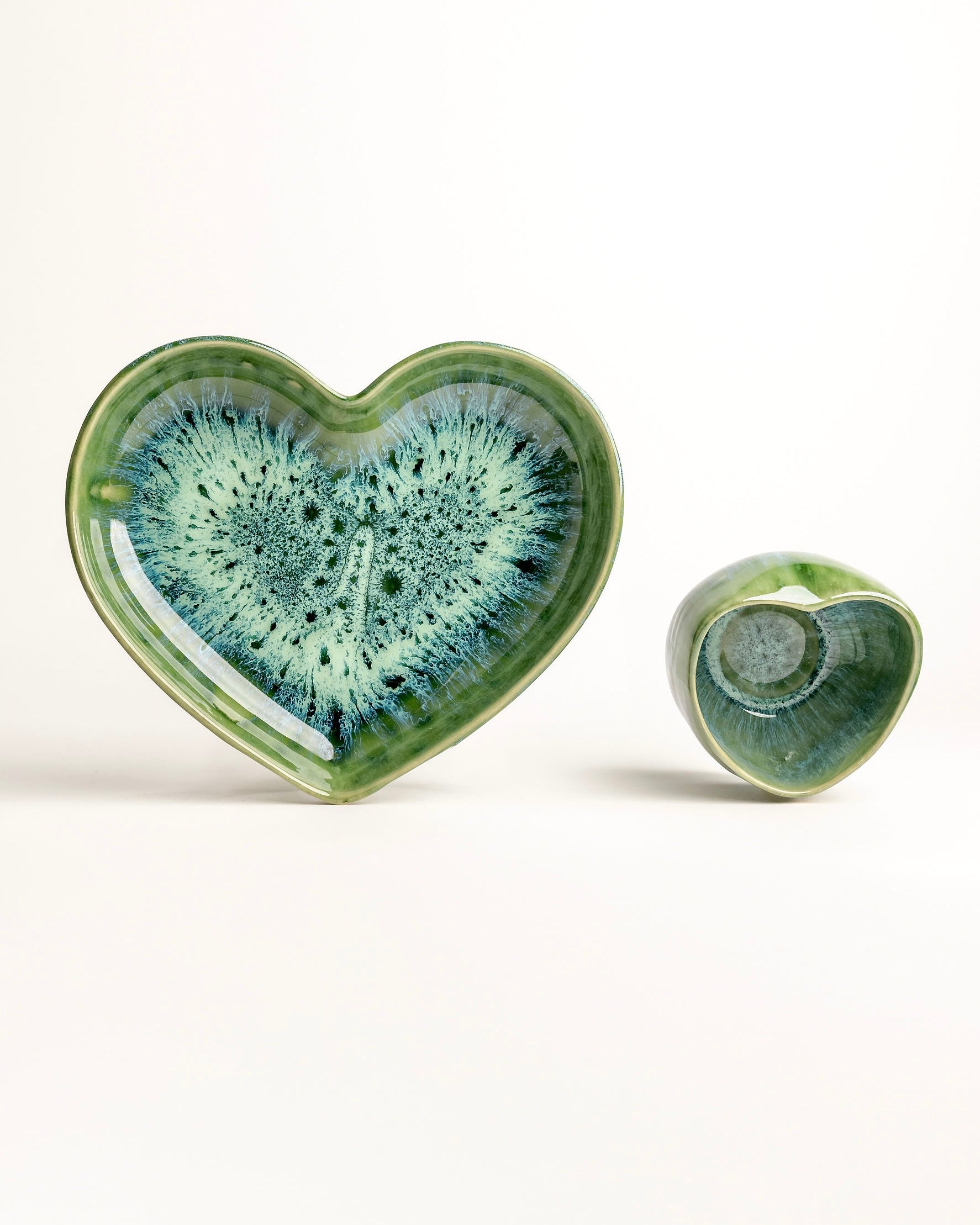 Amora Set Becher und Teller tief Madeira Grün 2-teilig