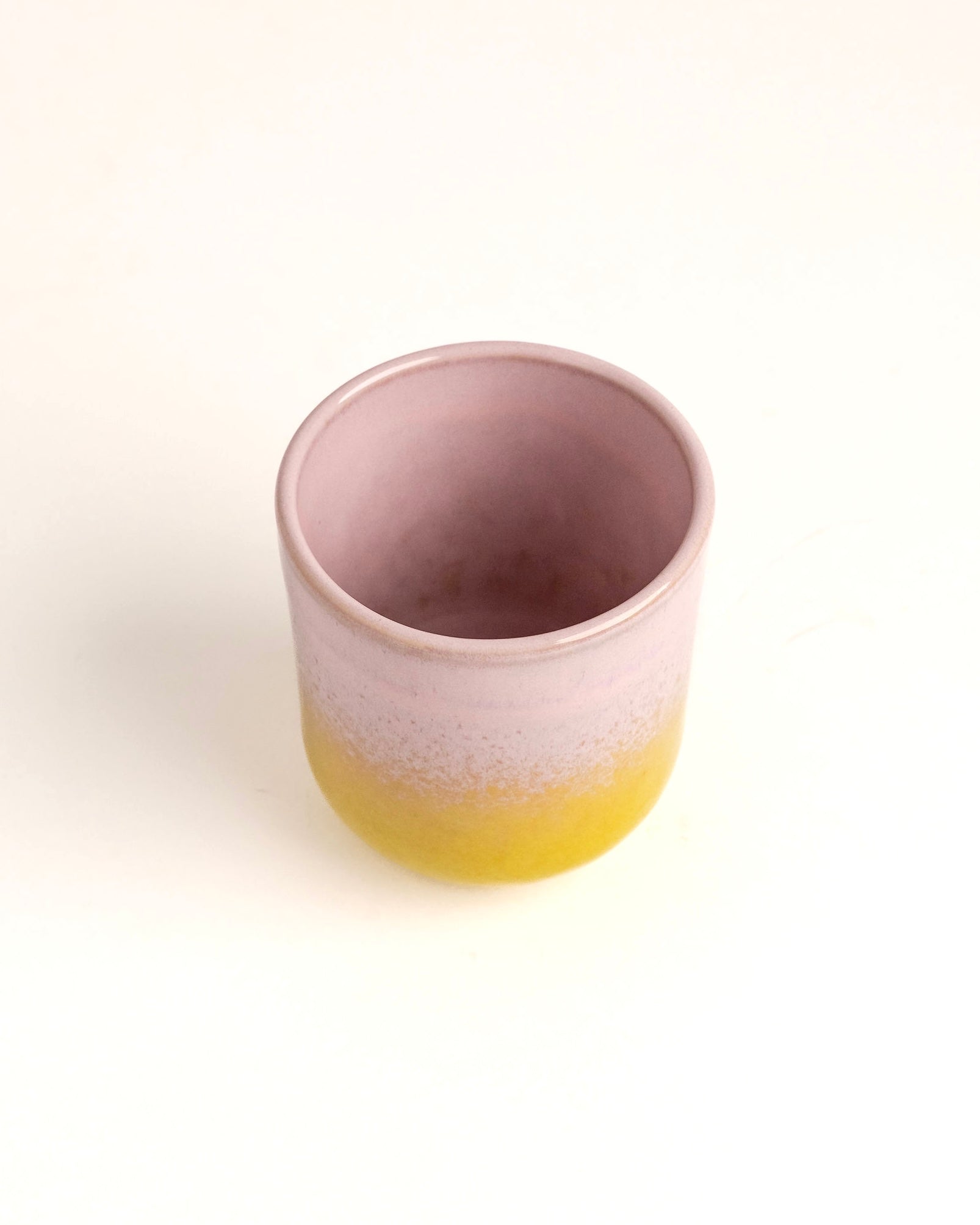 Noa Becher klein Rosa Gelb