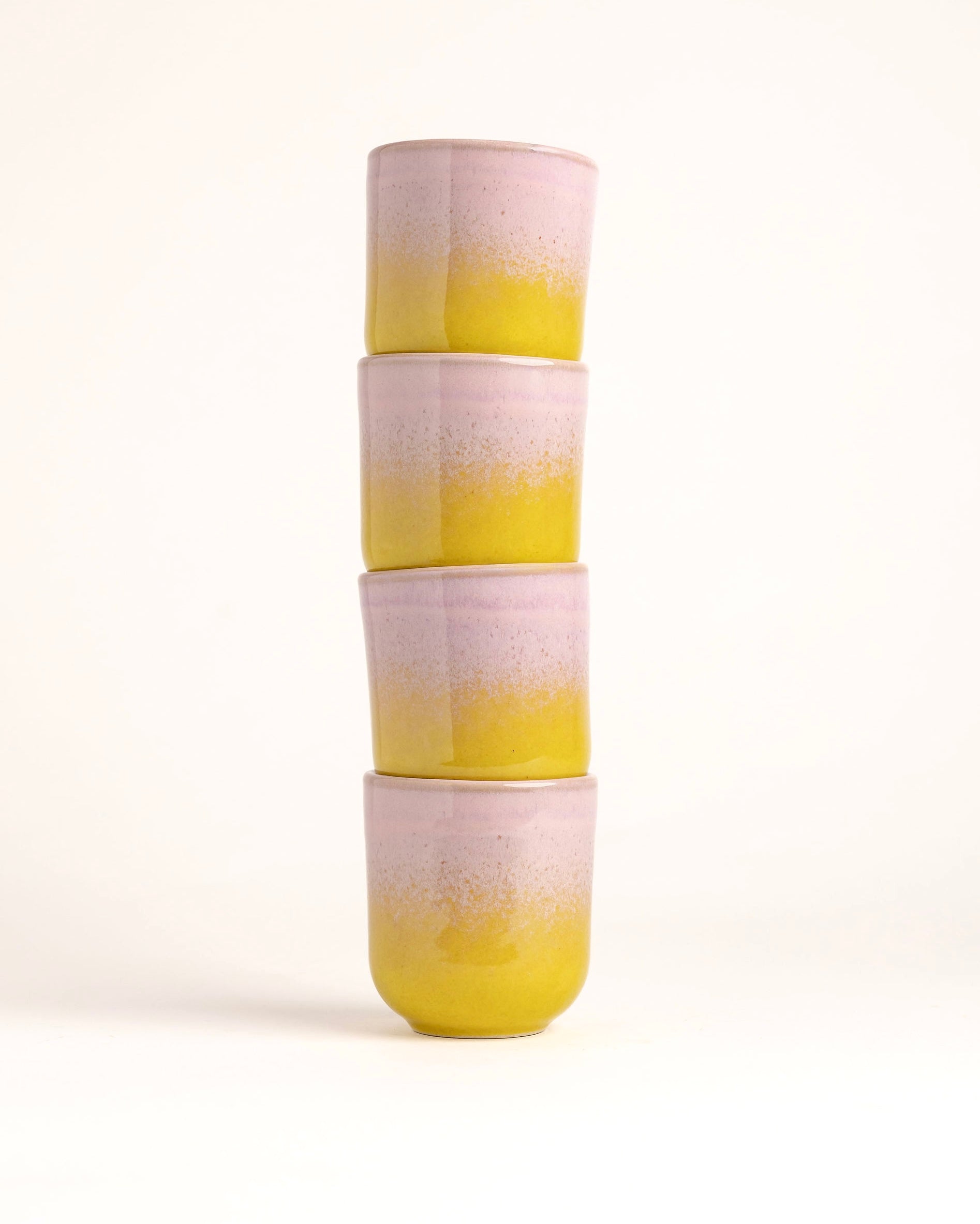 Noa Becher klein Rosa Gelb