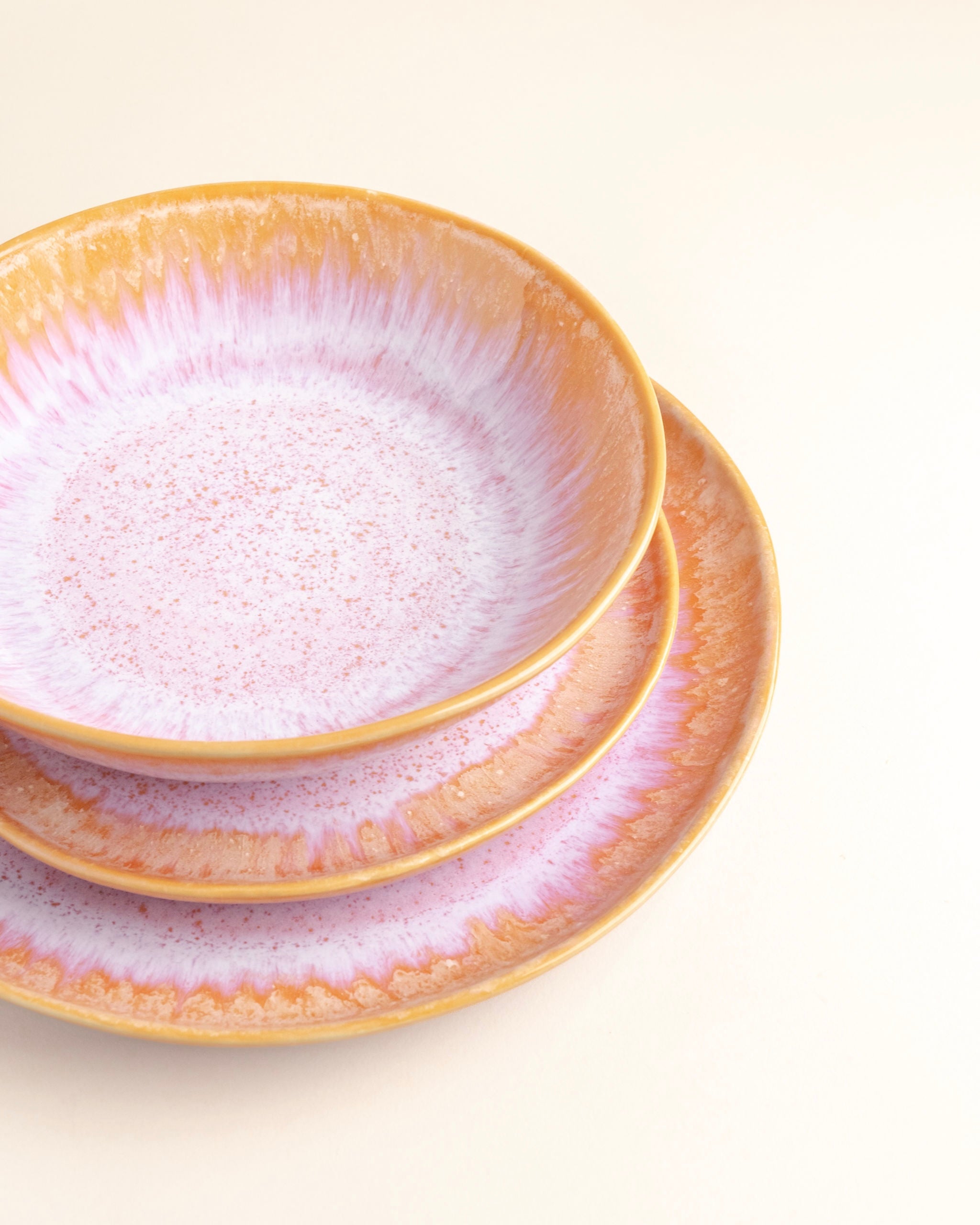 Évora Teller groß Coral Rosa