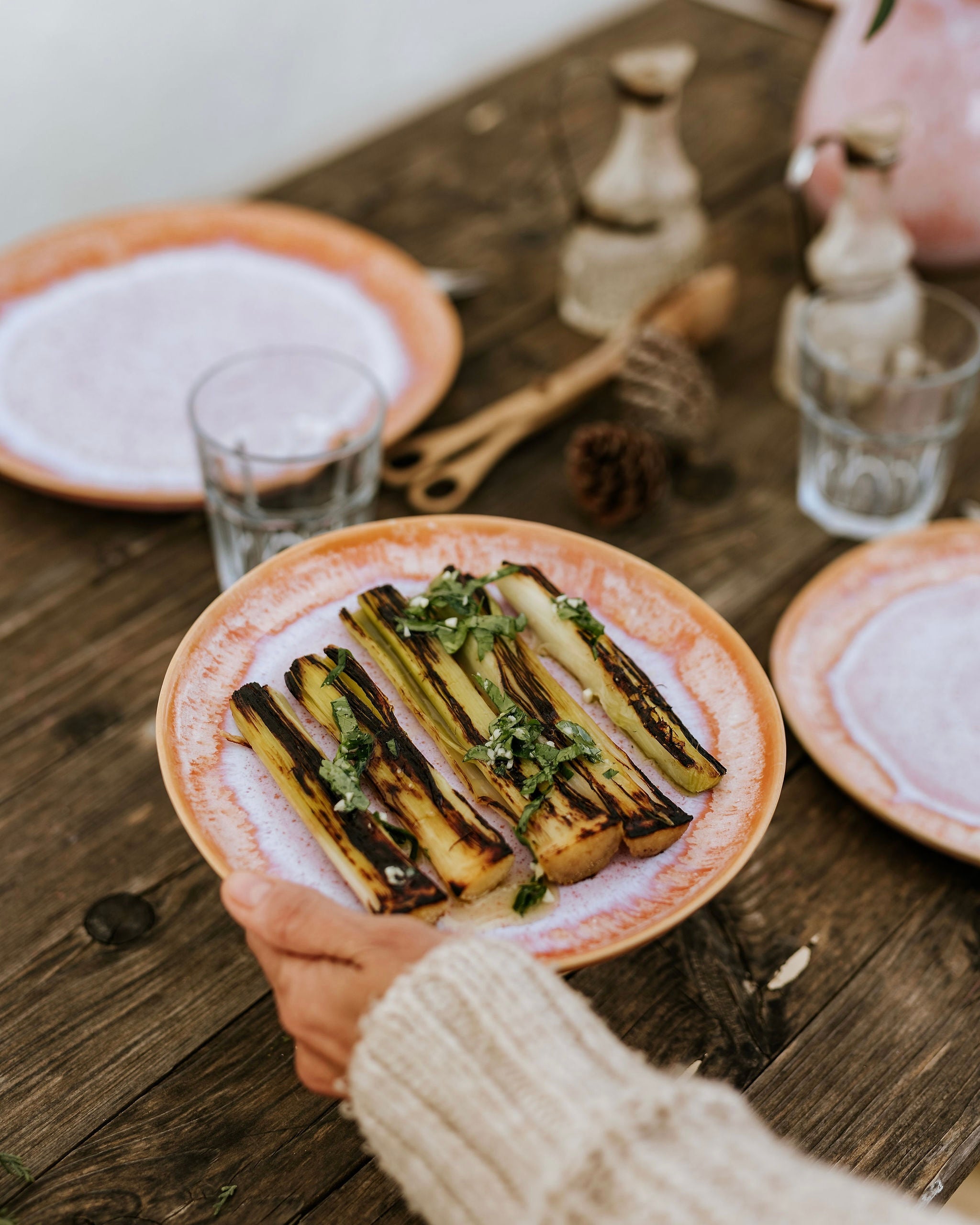 Évora Geschirrset Coral Rosa 12-teilig