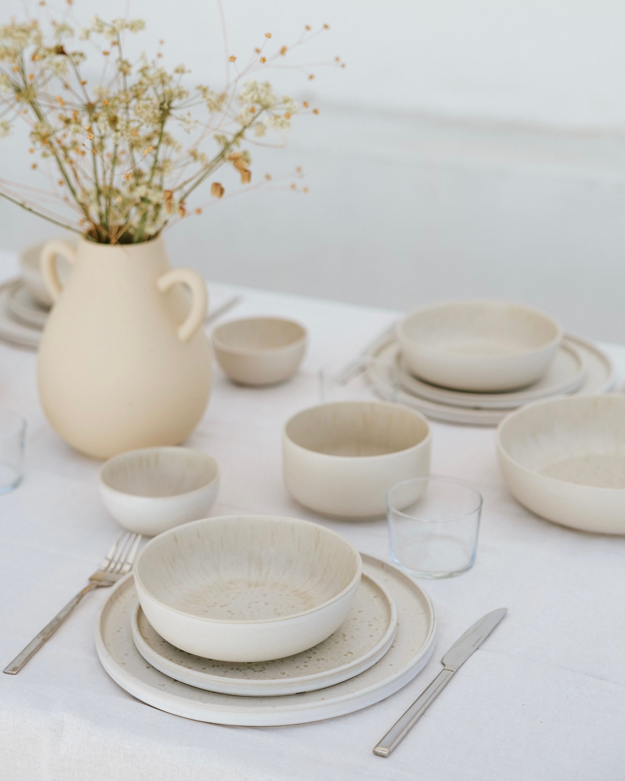 Amado Geschirrset Sand 12-teilig