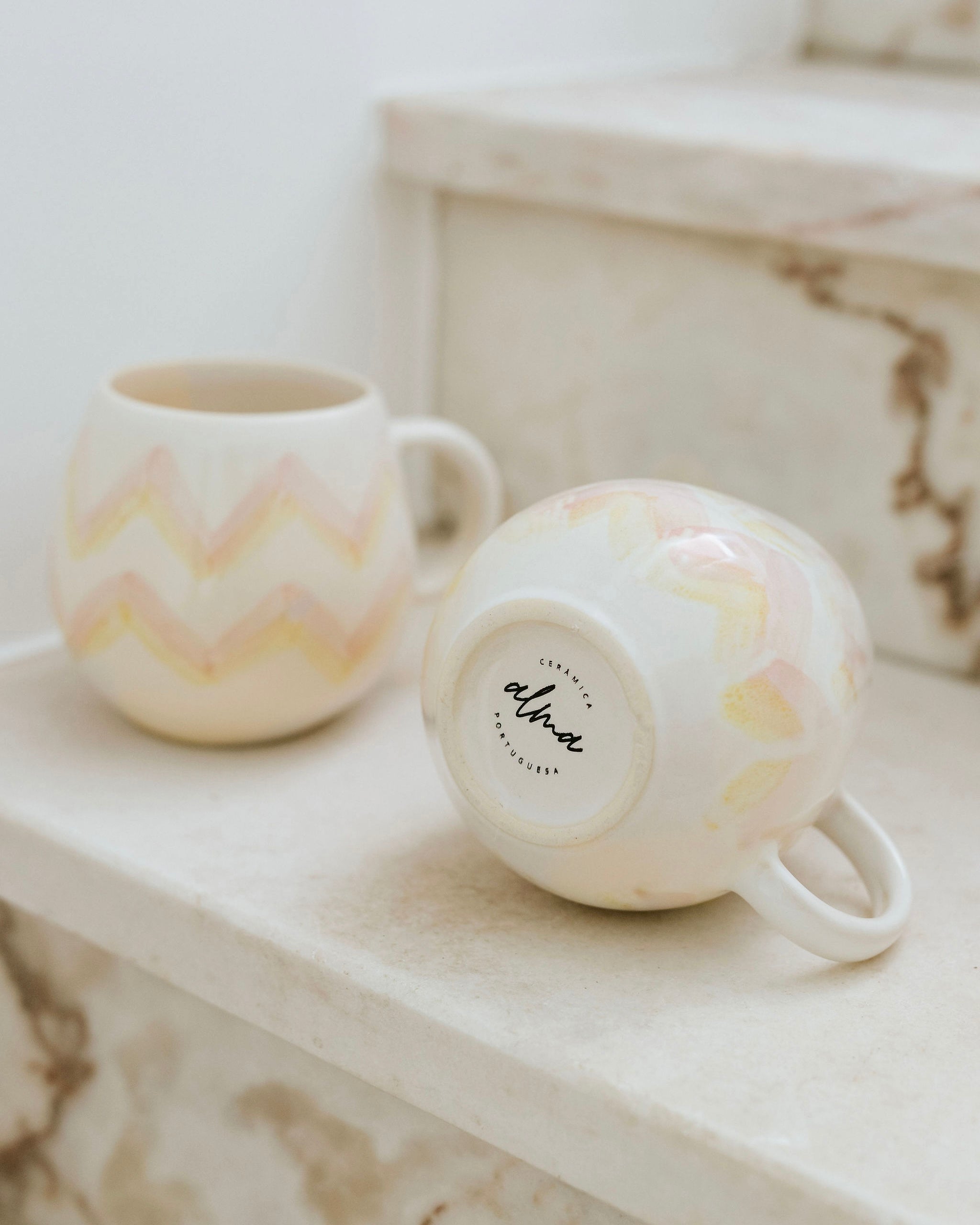 Bica Tasse groß Spring Rosa