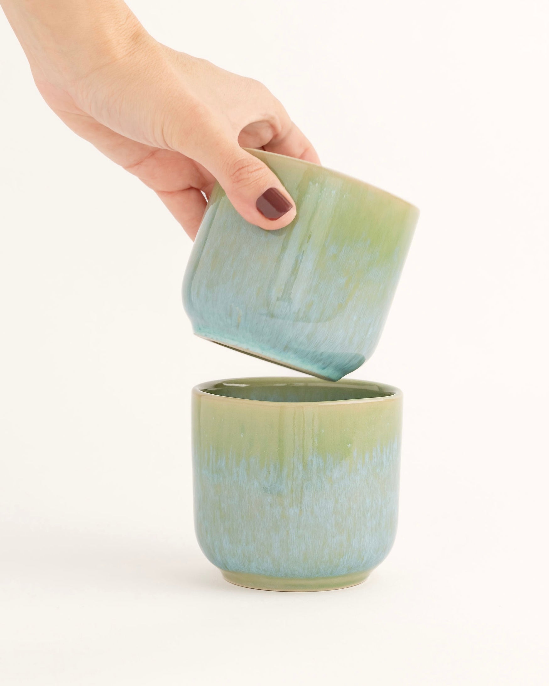 Évora Becher Mint Grün