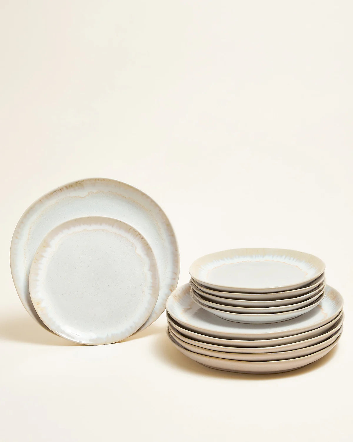 Arrifana Geschirrset Sand 12-teilig