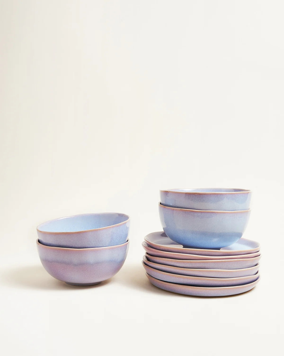 Paraíso Geschirrset Lilac 24-teilig