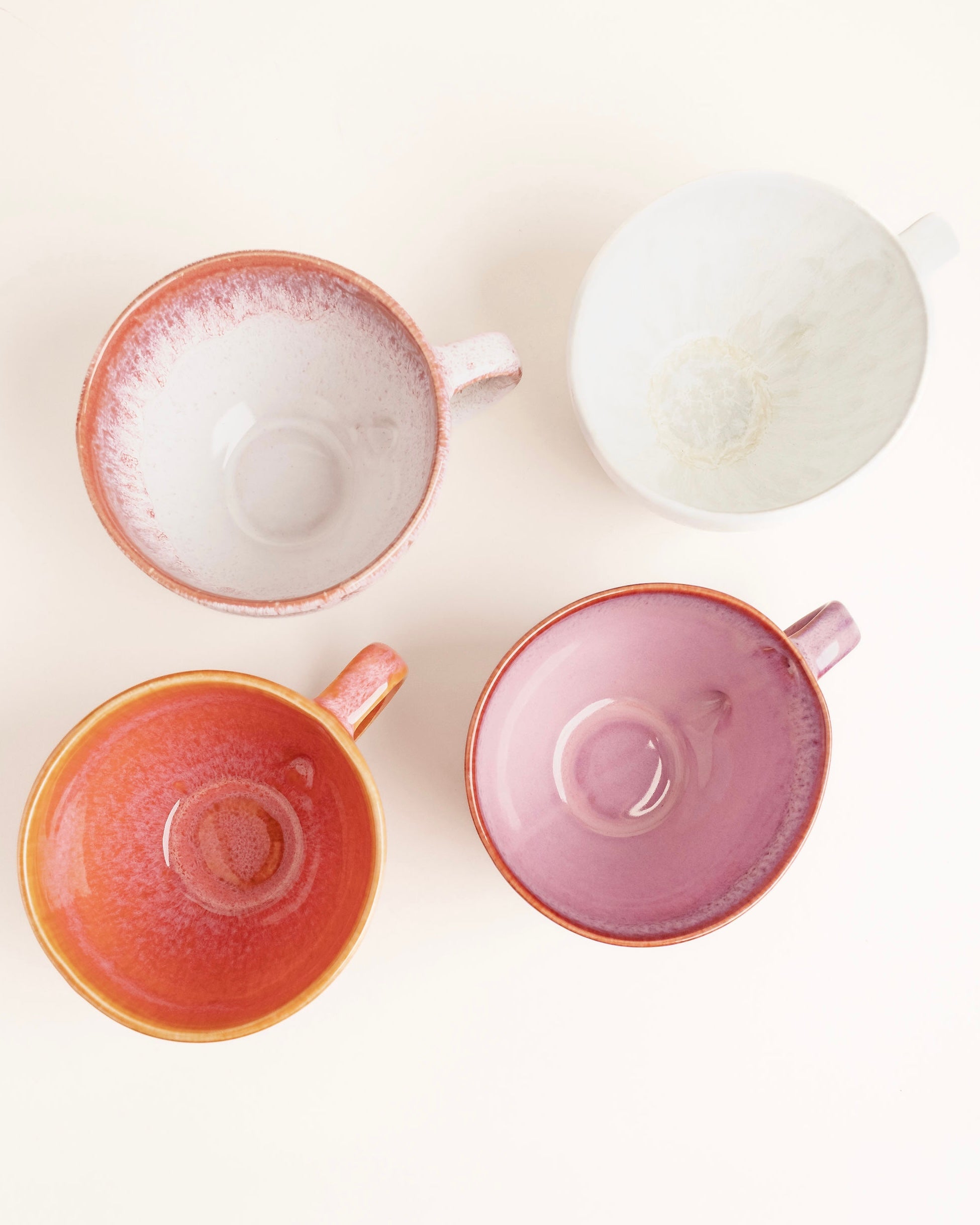 Noa Tasse groß Mattweiß Creme