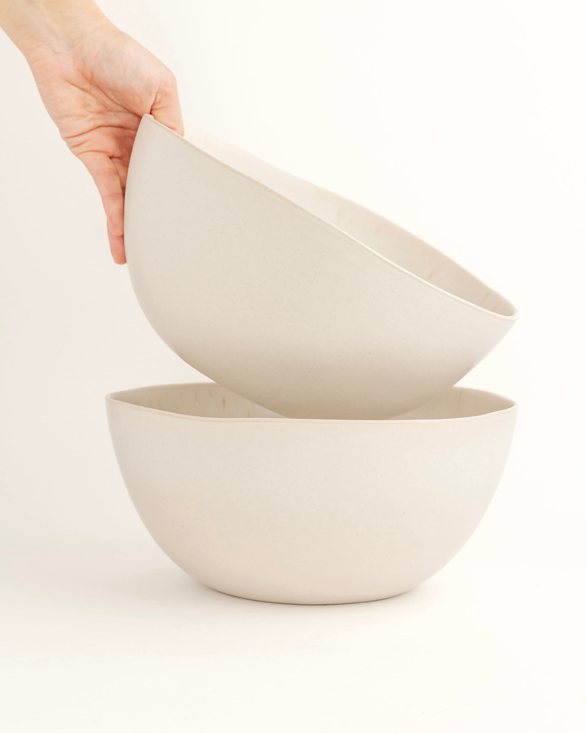 Amado salad bowl cream