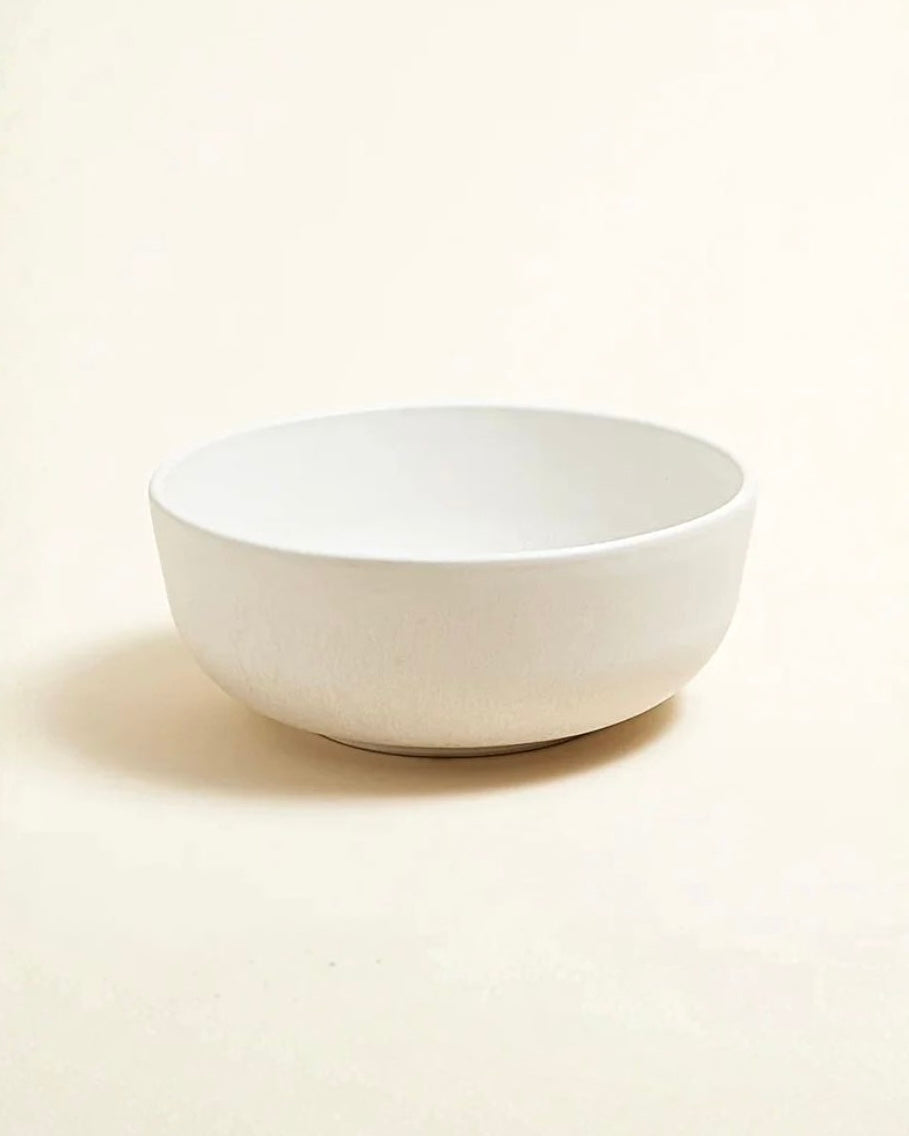 Faro Schale medium Mattweiß