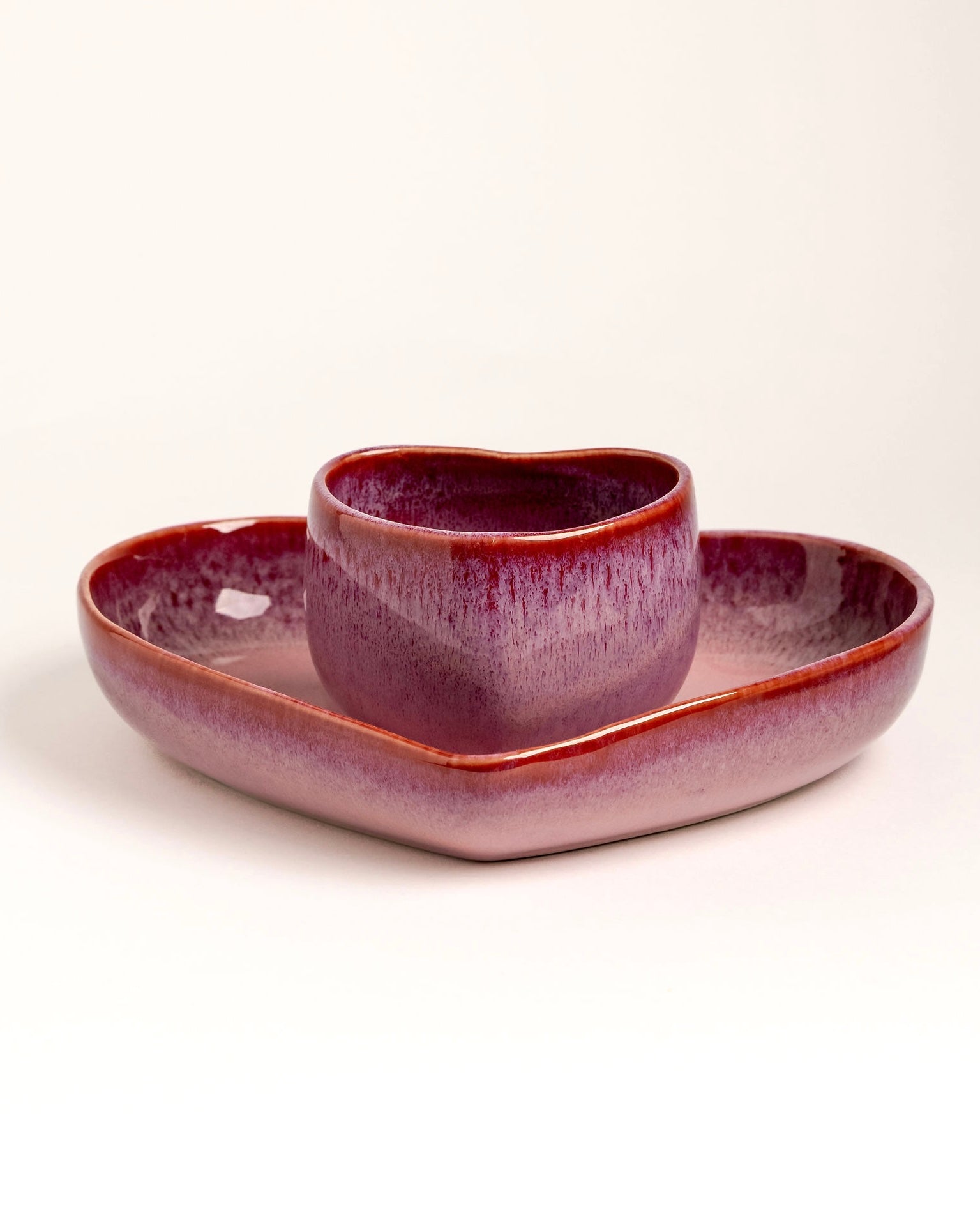 Amora Teller tief Rosa