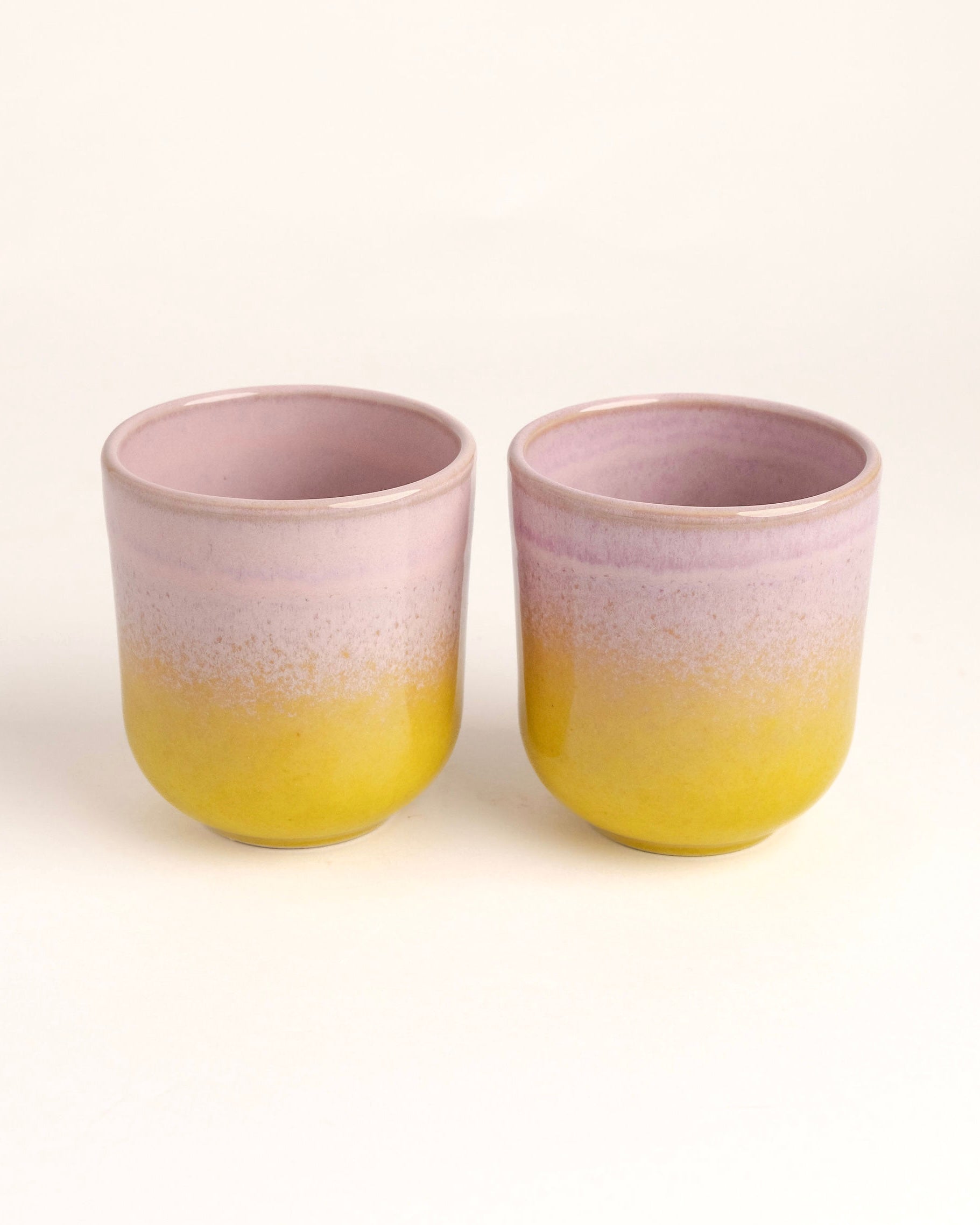 Noa Becher klein Rosa Gelb