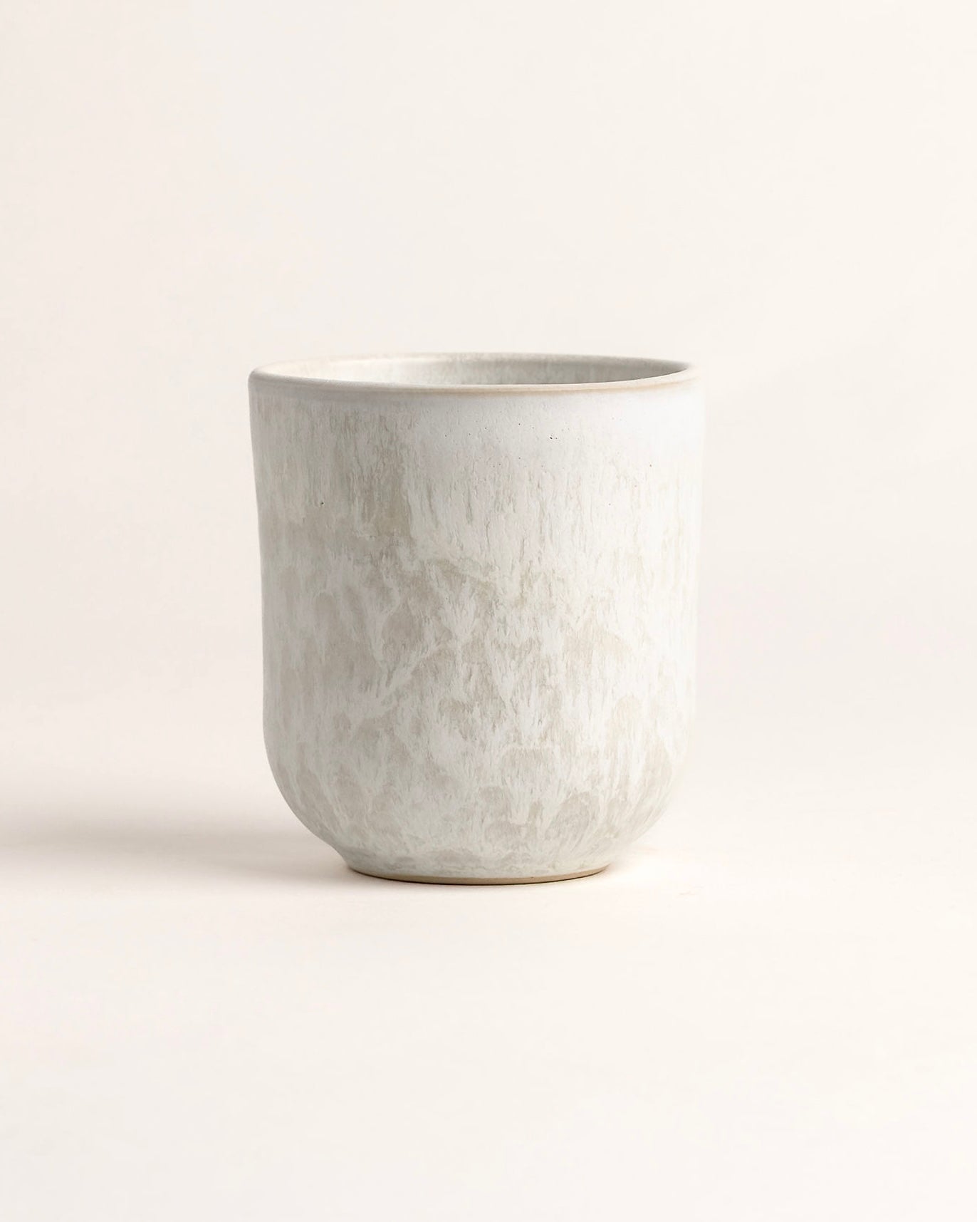 Noa Becher klein Mattweiß Creme