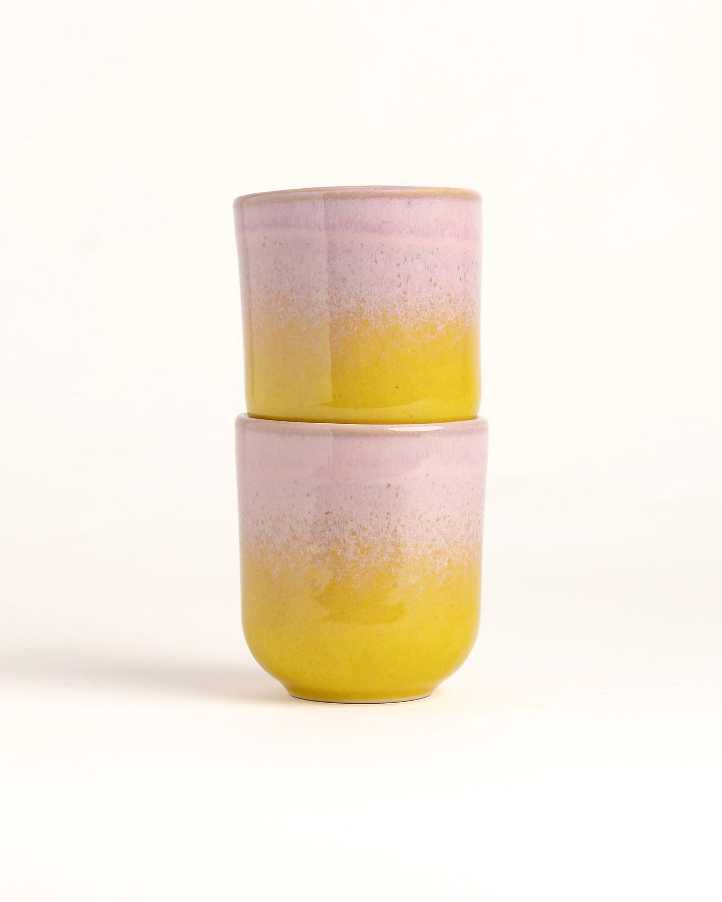 Noa Becher klein Rosa Gelb