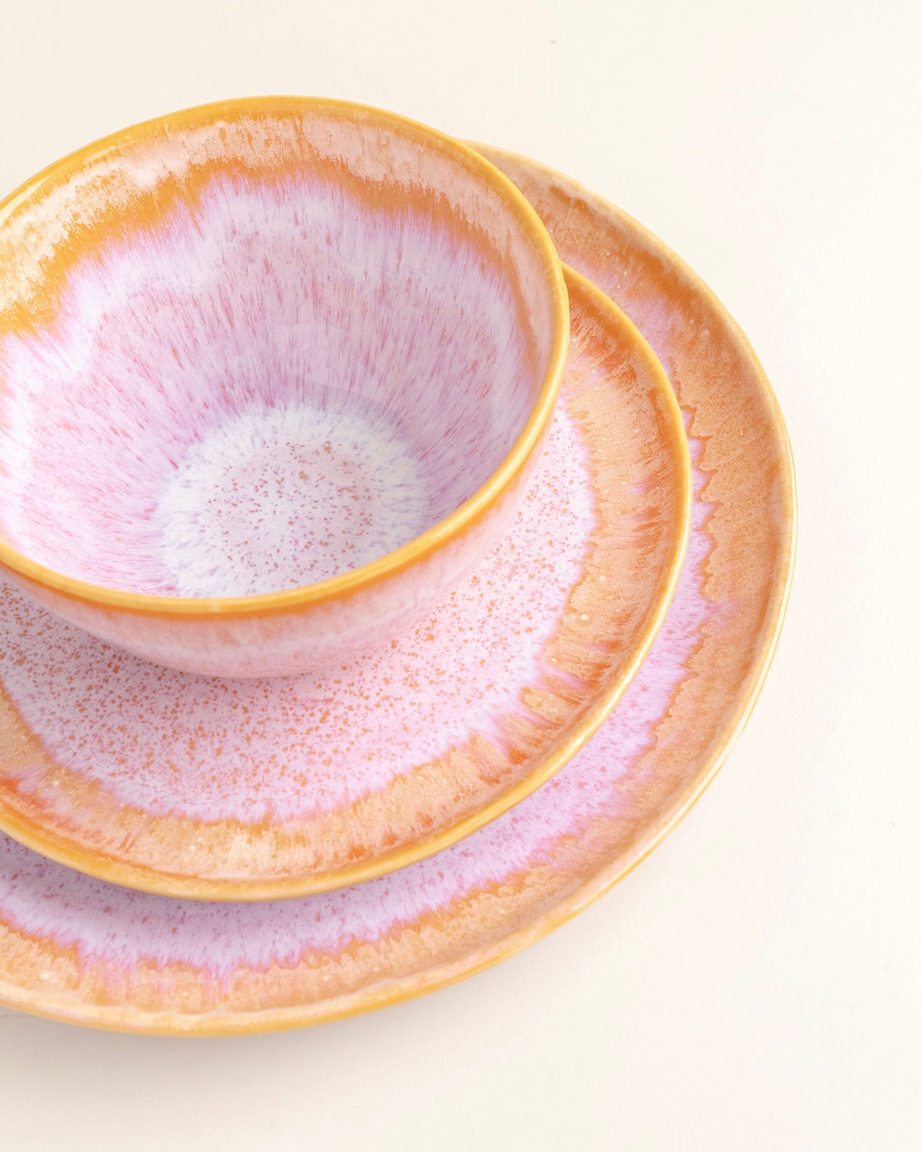 Évora Geschirrset M Coral Rosa 18-teilig