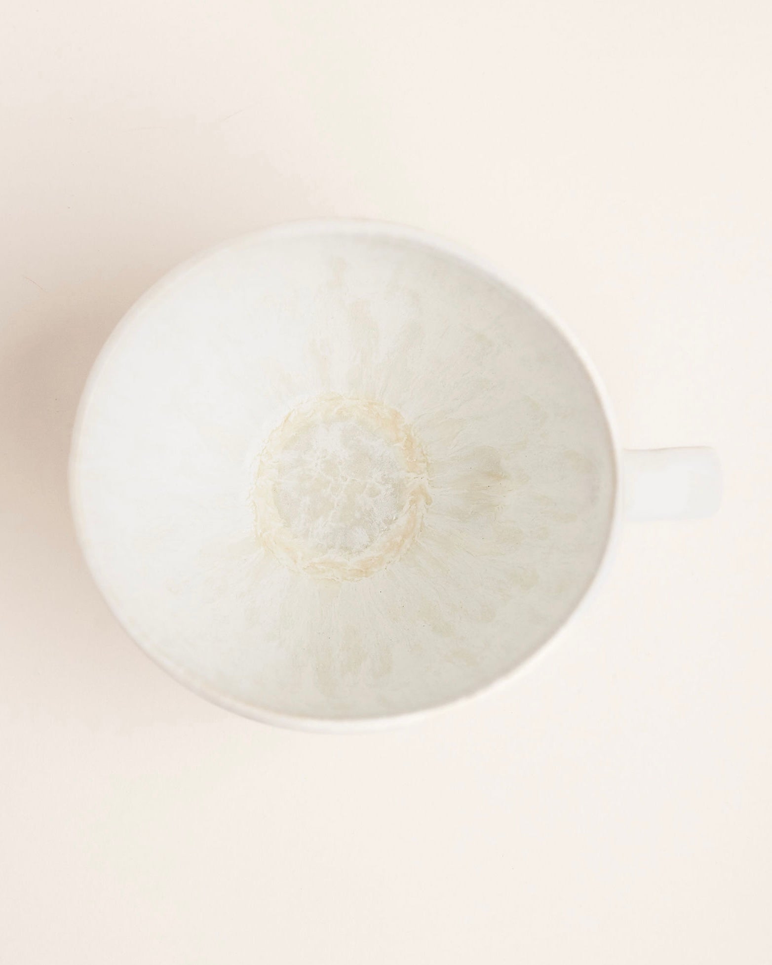 Noa Tasse groß Mattweiß Creme