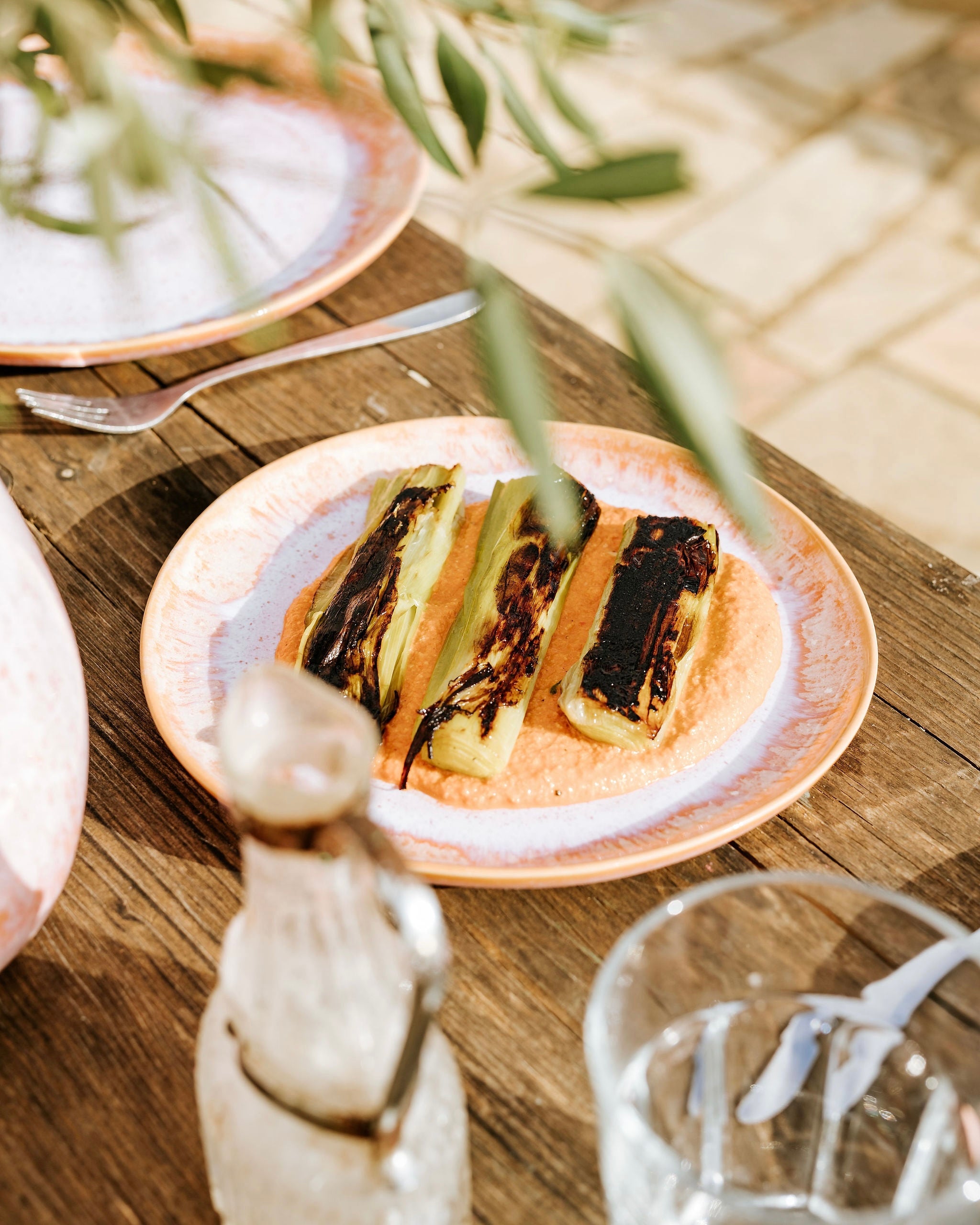 Évora Teller groß Coral Rosa